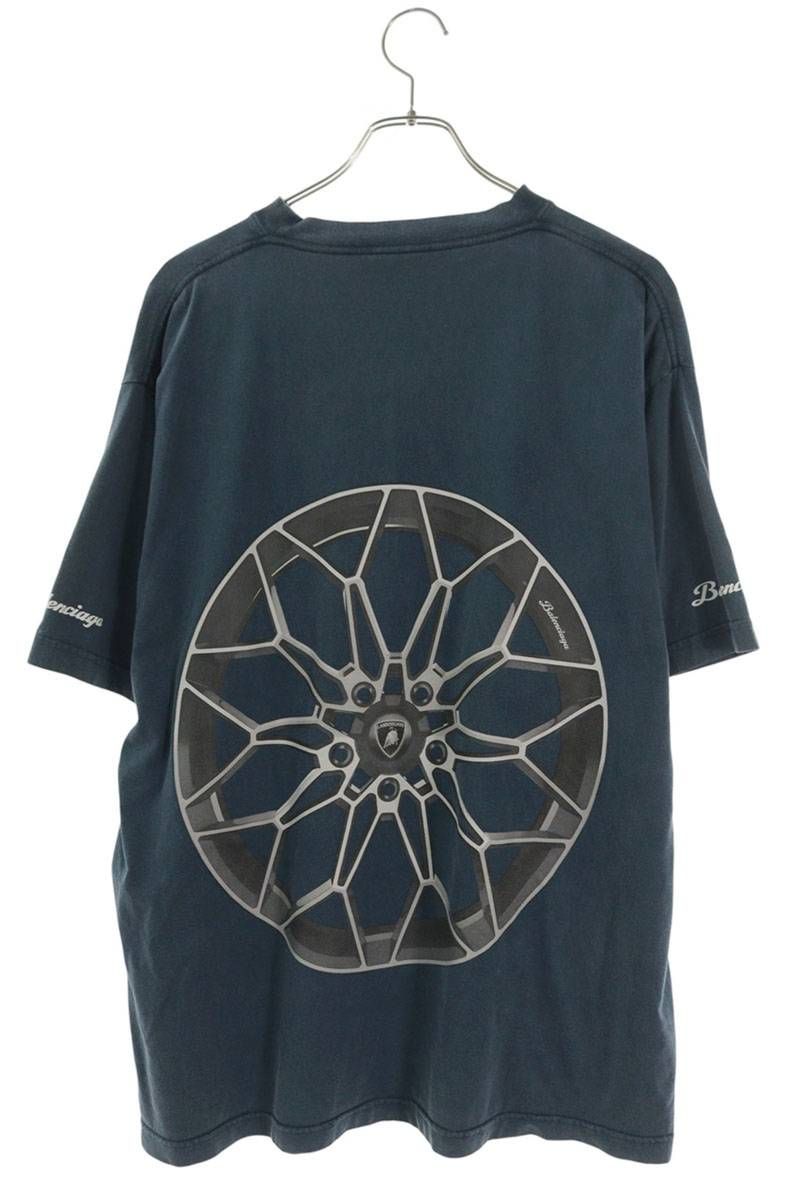 Balenciaga Lamborghini Logo Print T-Shirt — view 2