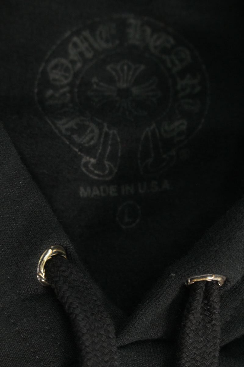 Chrome Hearts Sweatshirt Plvr Back Label Logo Print Pullover Hoodie — view 3