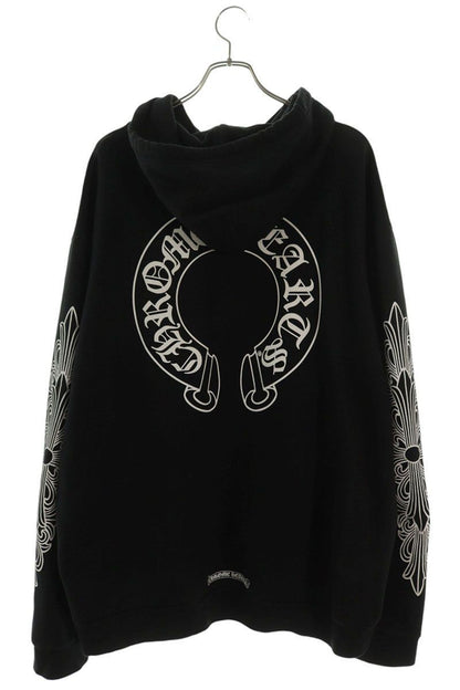 Chrome Hearts Sweatshirt HD Plvr Sleeve Floral Back Horse Shoe Print Pullover — view 2