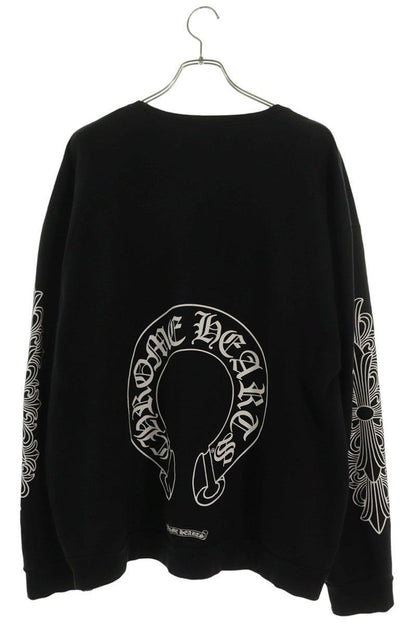 Chrome Hearts Sweatshirt Plvr Sleeve Floral Back Horse Shoe Print XL — view 2