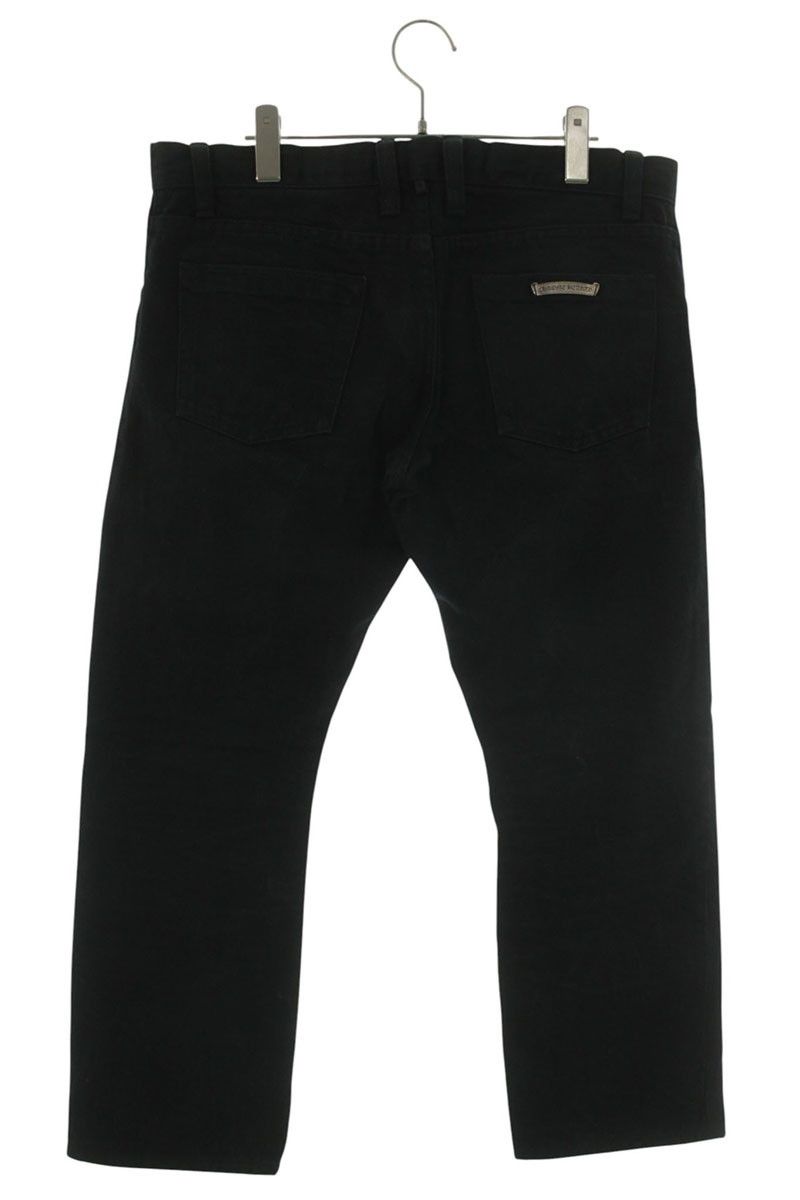 Chrome Hearts Ean Strtlg Fbrc Cross Ball Button Straight Denim Pants — view 2