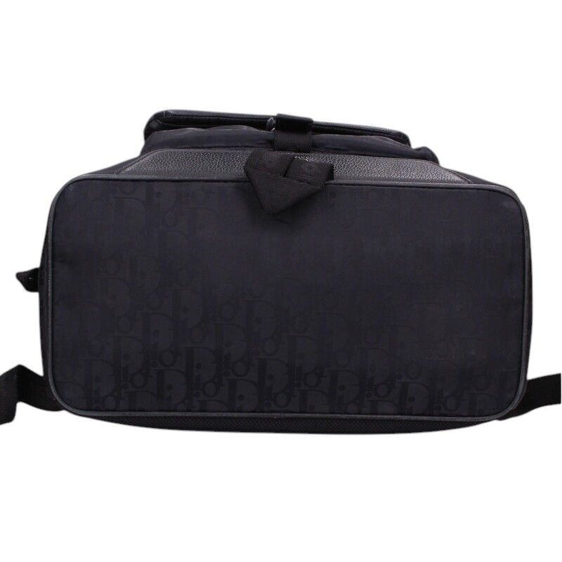 Dior Explorer Leather Cut Replacement Oblique Nylon Backpack — view 4