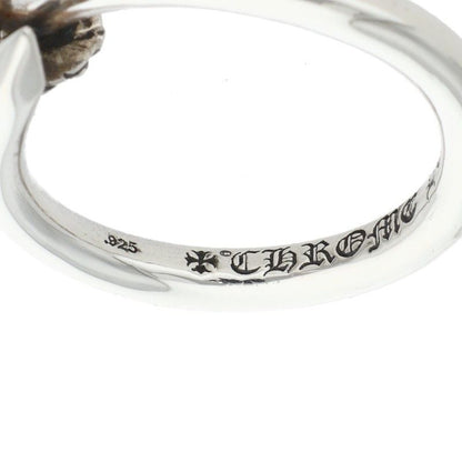 Chrome Hearts Nail Crsball Cross Ball Silver Ring — view 3