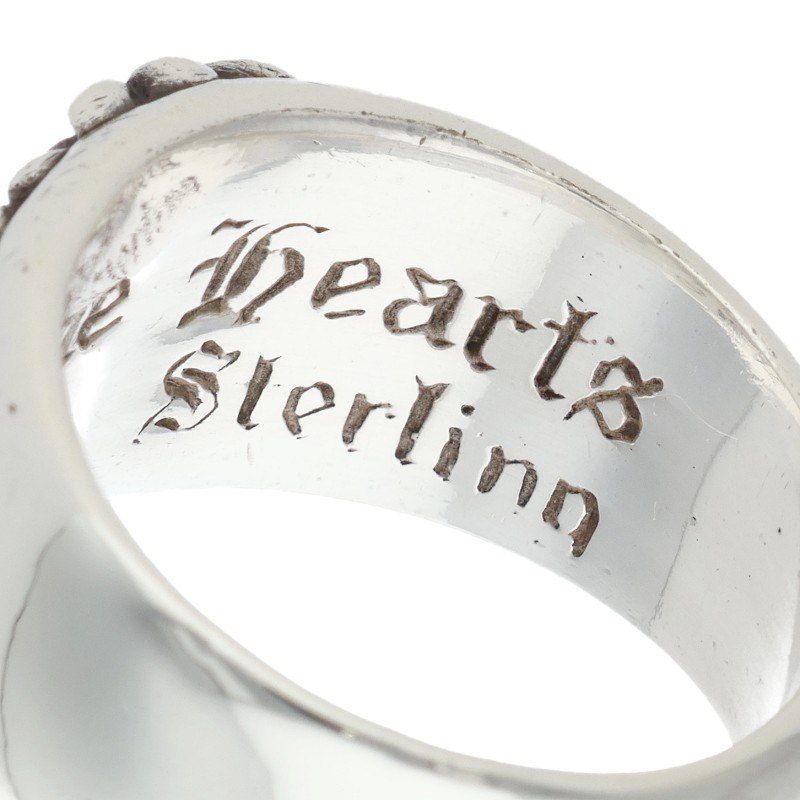 Chrome Hearts Flrl Crs Floral Cross Silver Ring — view 4