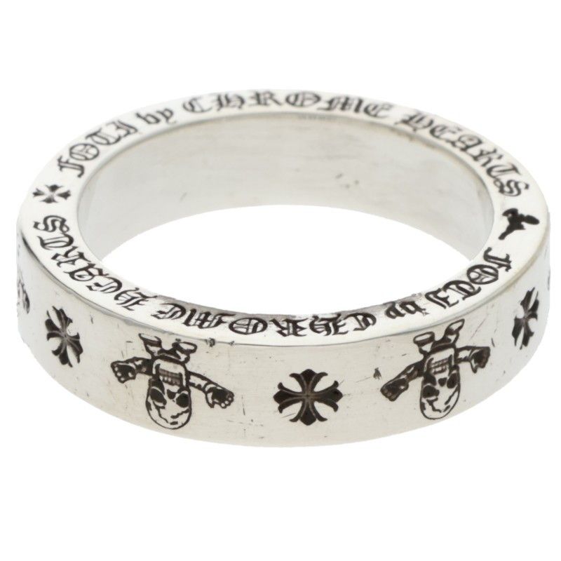 Chrome Hearts Spacer Foti Harrisity Tamochifu Silver Ring — view 2