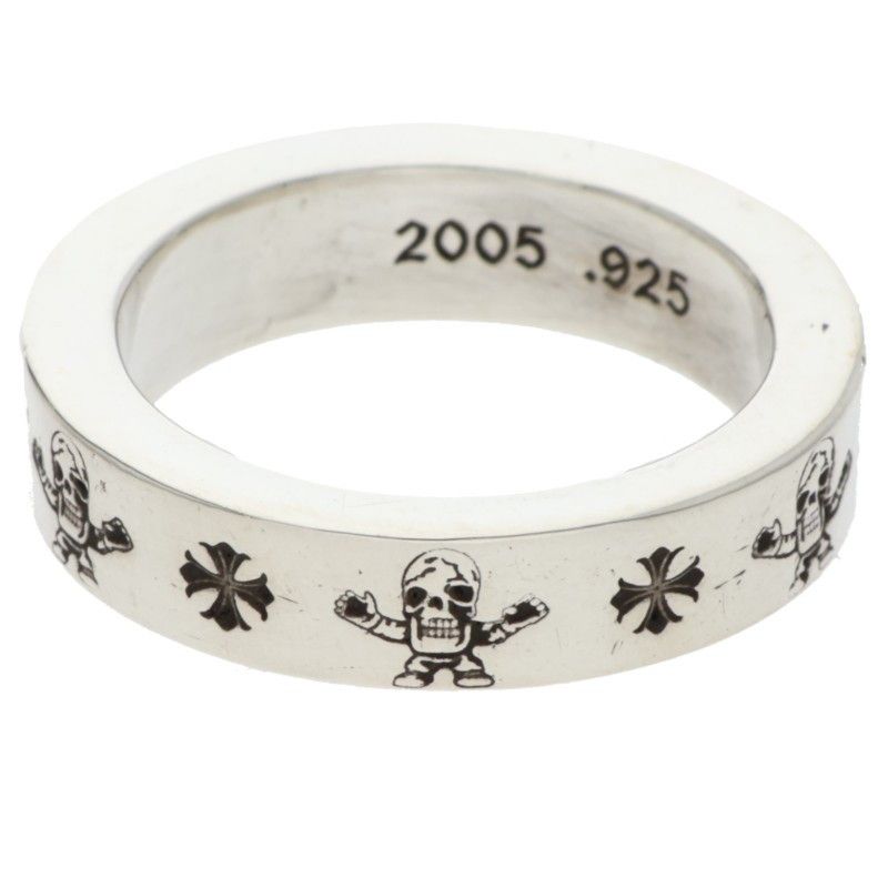 Chrome Hearts Spacer Foti Harrisity Tamochifu Silver Ring