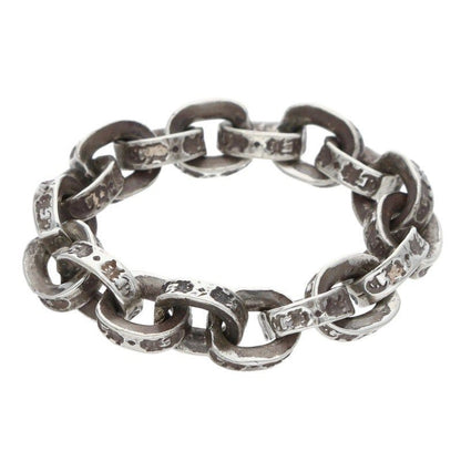 Chrome Hearts Paper Chain Ring Silver