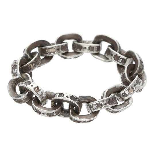 Chrome Hearts Paper Chain Ring Silver