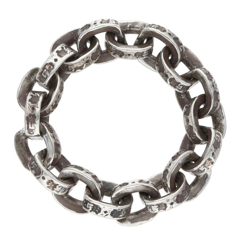 Chrome Hearts Paper Chain Ring Silver — view 5