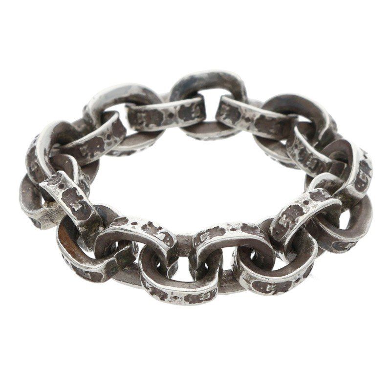 Chrome Hearts Paper Chain Ring Silver