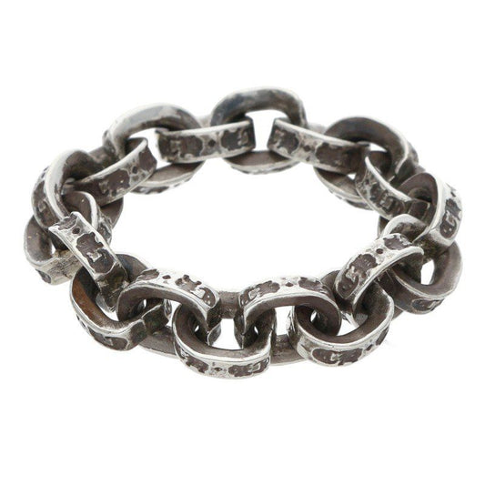 Chrome Hearts Paper Chain Ring Silver