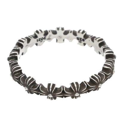 Chrome Hearts Tiny CH Pls Band Ech Plus Silver Ring — view 2