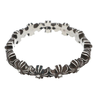 Chrome Hearts Tiny CH Pls Band Ech Plus Silver Ring