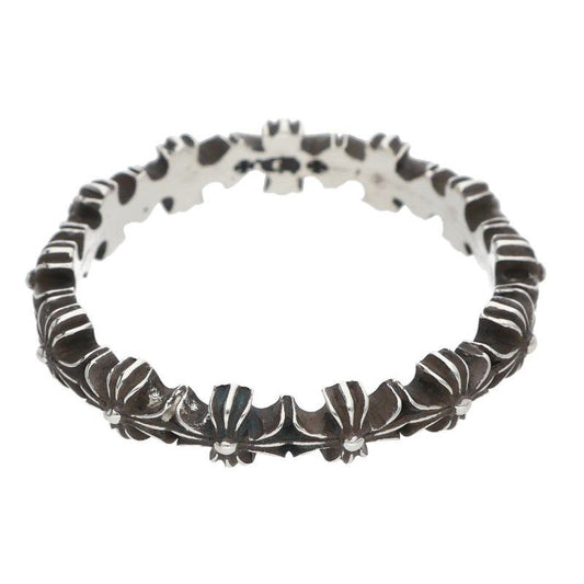 Chrome Hearts Tiny CH Pls Band Ech Plus Silver Ring