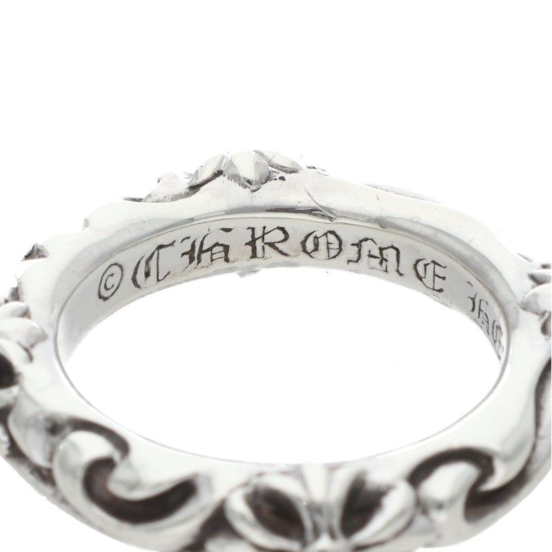 Chrome Hearts Sbt Band Silver Ring — view 3