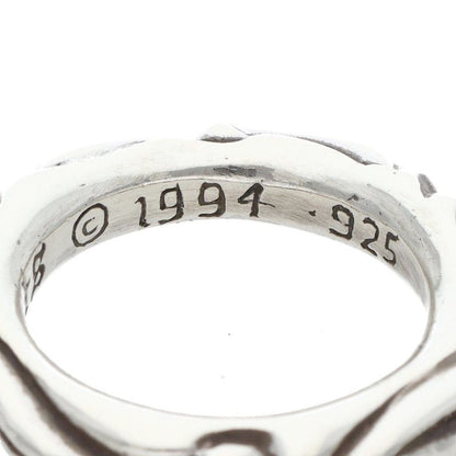Chrome Hearts Scrl Band Scroll Silver Ring — view 4