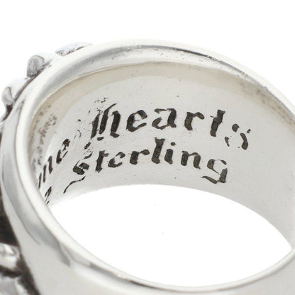Chrome Hearts Flrl Crs Floral Cross Silver Ring — view 4