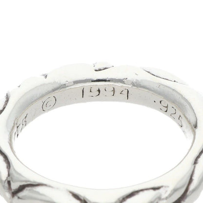 Chrome Hearts Scrl Band Scroll Silver Ring — view 4