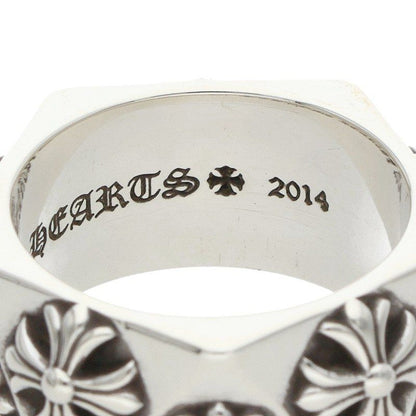 Chrome Hearts Pentagon CH Plus Silver Ring — view 4