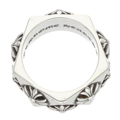 Chrome Hearts Pentagon CH Plus Silver Ring — view 5