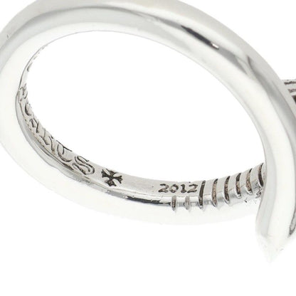 Chrome Hearts Nail Crsball Cross Ball Silver Ring — view 4