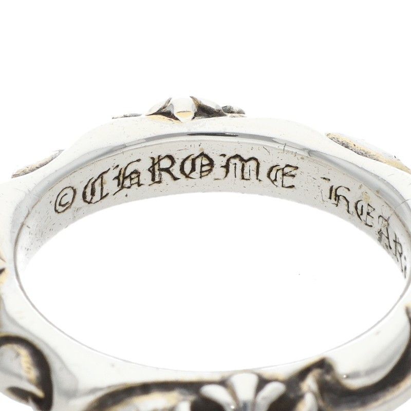 Chrome Hearts Sbt Band Silver Ring — view 3