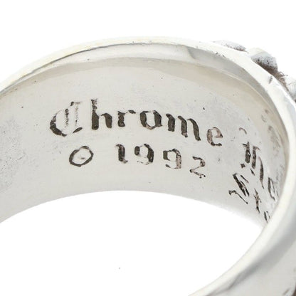Chrome Hearts Flrl Crs Floral Cross Silver Ring — view 3