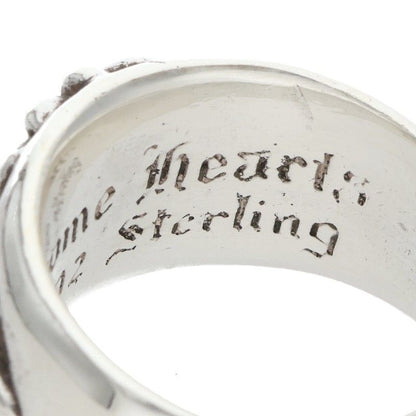 Chrome Hearts Flrl Crs Floral Cross Silver Ring — view 4