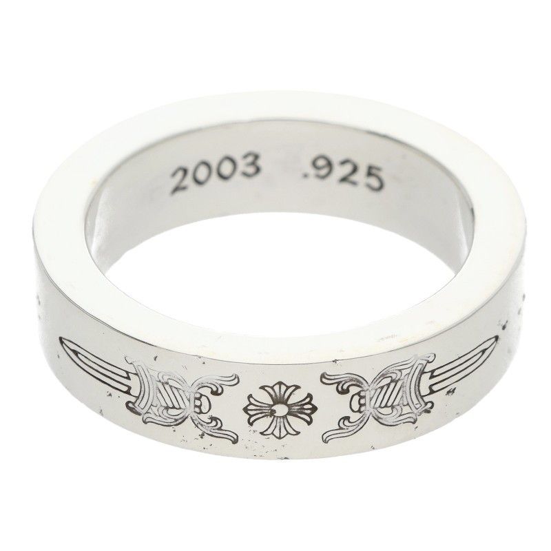 Chrome Hearts Spacer Dagger Silver Ring