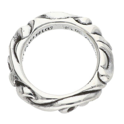 Chrome Hearts Scrl Band Scroll Silver Ring — view 5