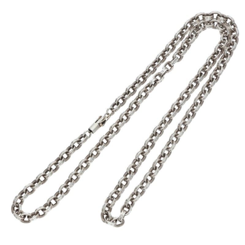Chrome Hearts Paper Chain 20 Silver Necklace — view 2