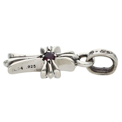 Chrome Hearts Crs Baby Fat Ruby Fat 1 Charm Silver Pendant — view 5