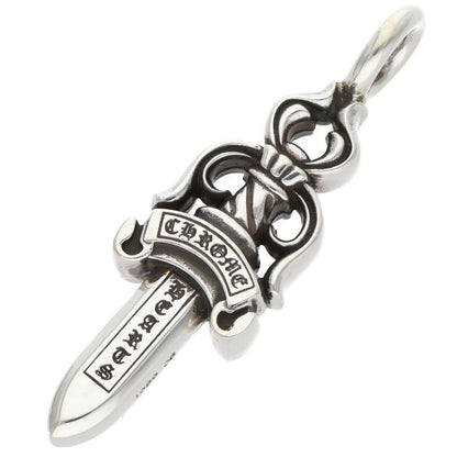 Chrome Hearts Double Dagger Pendant Silver