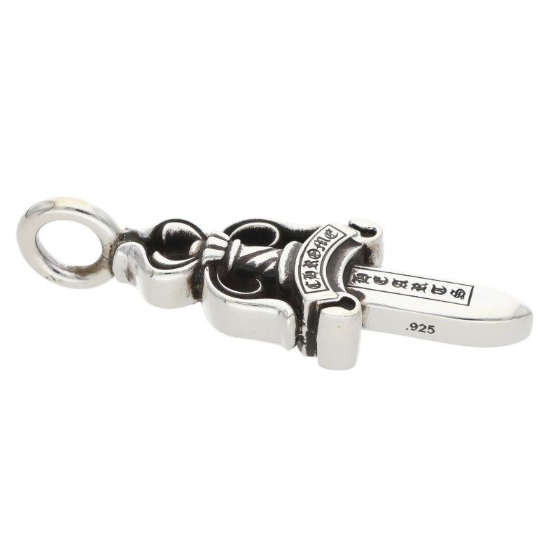 Chrome Hearts Double Dagger Pendant Silver — view 3