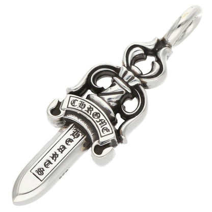 Chrome Hearts Double Dagger Pendant Silver — view 2