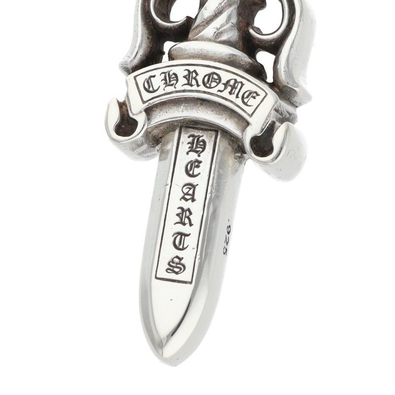 Chrome Hearts Double Dagger Pendant Silver — view 3