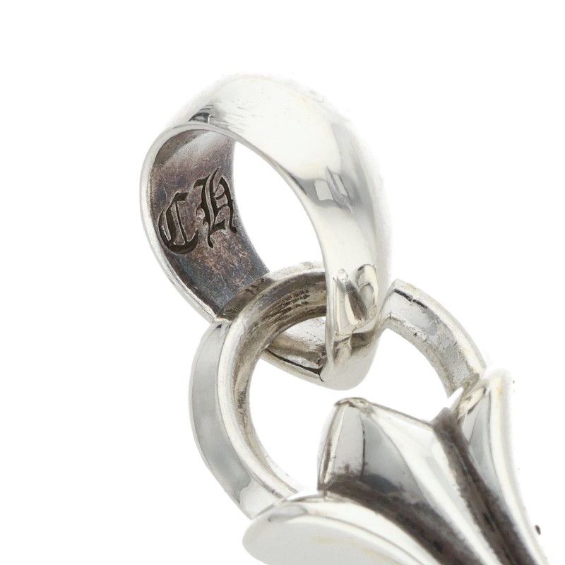 Chrome Hearts CH Crs Sml Bale Small CH Cross Silver Pendant — view 3