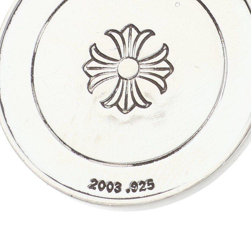 Chrome Hearts Chrm Angl Mdl Angel Medal Charm V2 Silver Pendant — view 4