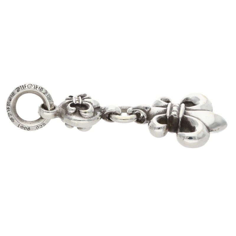 Chrome Hearts BS Fleur BS Flare Charm Silver Pendant — view 4