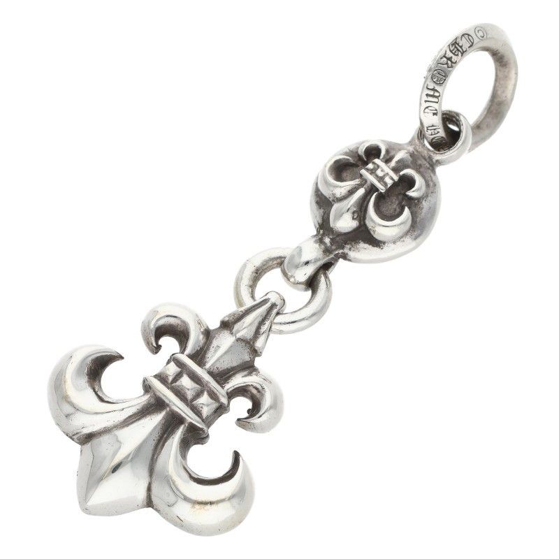 Chrome Hearts BS Fleur BS Flare Charm Silver Pendant — view 2
