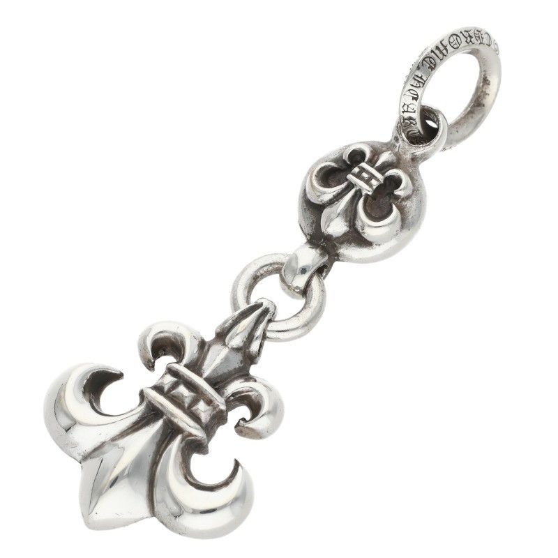 Chrome Hearts BS Fleur BS Flare Charm Silver Pendant
