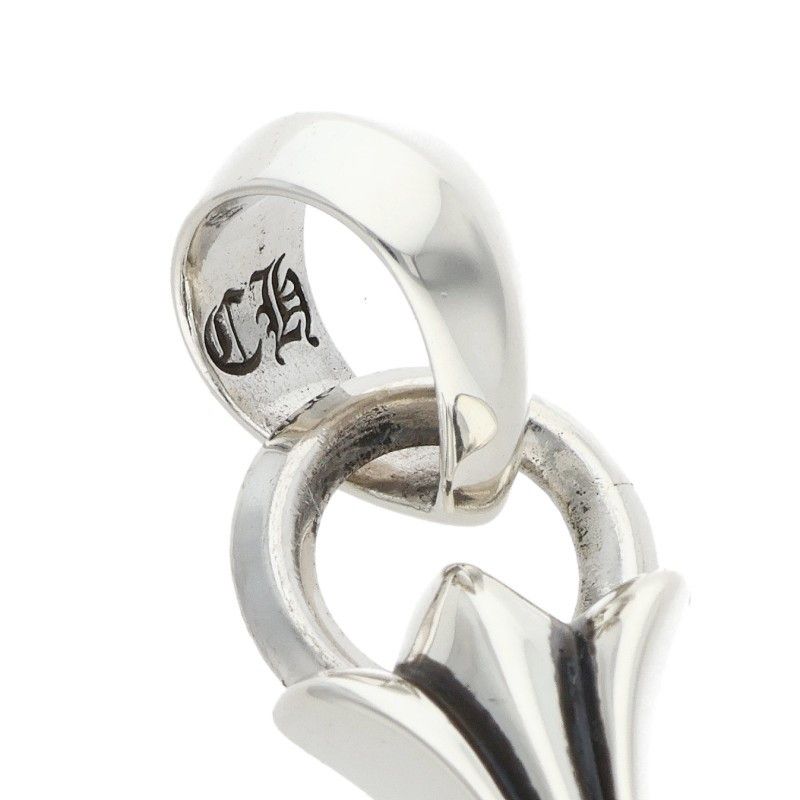 Chrome Hearts CH Crs Sml Bale Small CH Cross Silver Pendant — view 3