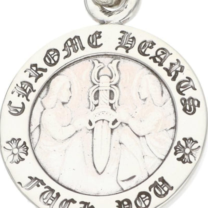 Chrome Hearts Chrm Angl Mdl Angel Medal Charm V1 Silver Pendant — view 3