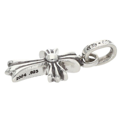 Chrome Hearts Crs Baby Fat P Dmnd Fat Pave Diamond Charm Silver Pendant — view 4