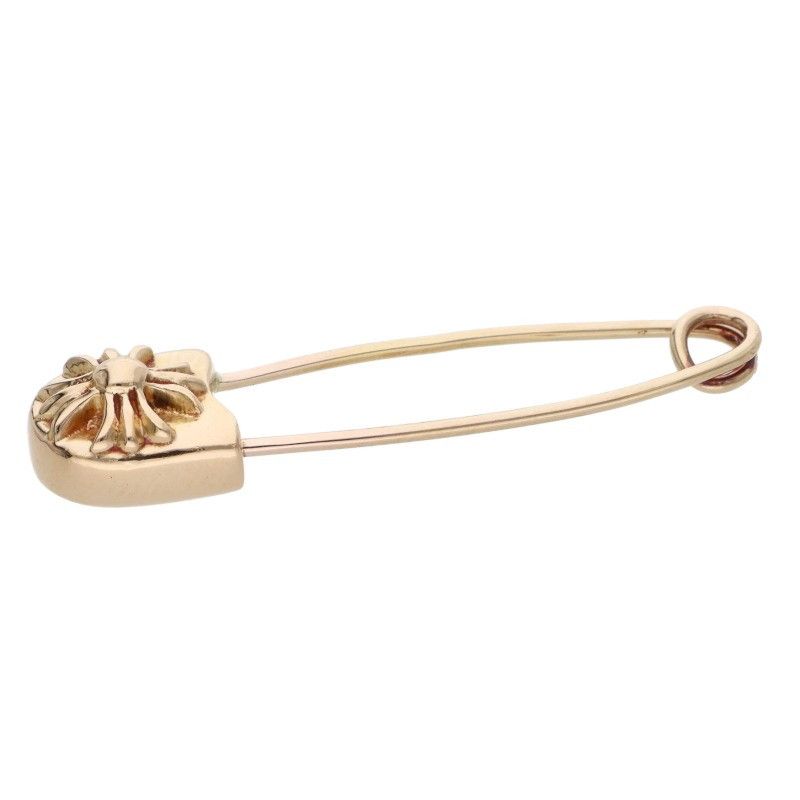Chrome Hearts 22k Safety Pin S 22k Small Gold Pendant — view 4