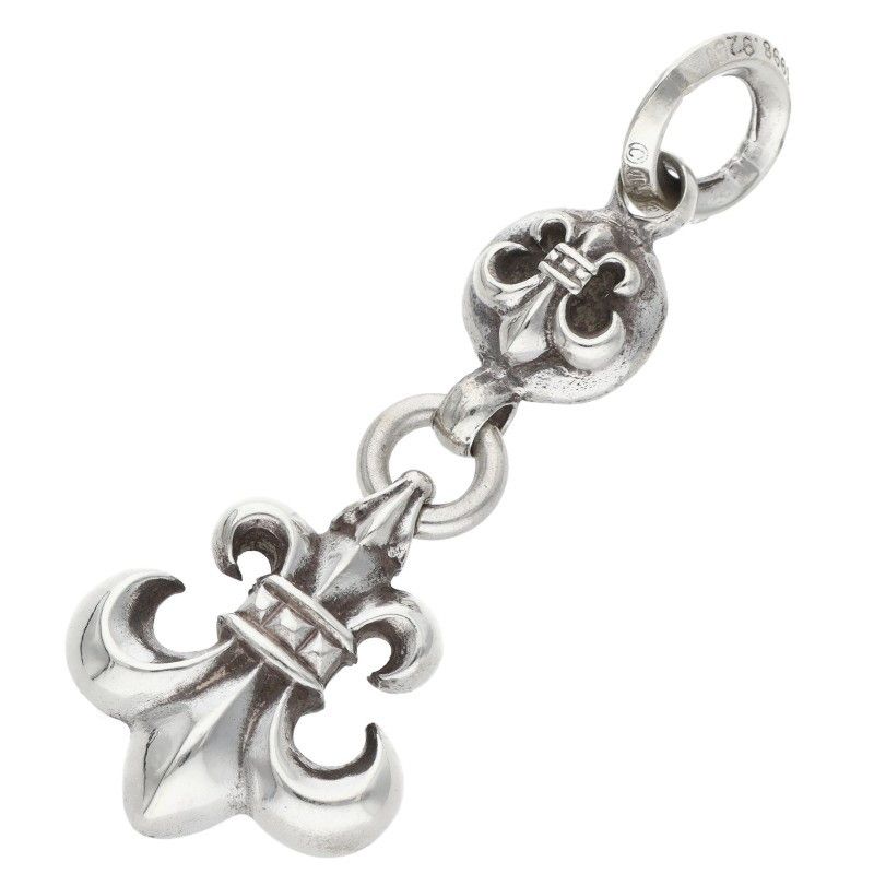 Chrome Hearts BS Fleur BS Flare Charm Silver Pendant — view 2