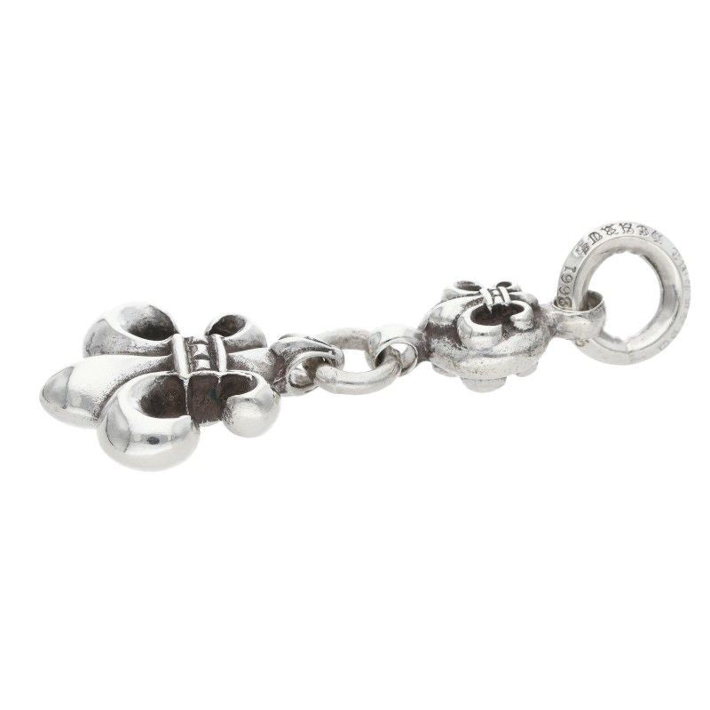 Chrome Hearts BS Fleur BS Flare Charm Silver Pendant — view 5