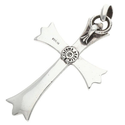 Chrome Hearts CH Crs LG Bale Large CH Cross Silver Pendant — view 2