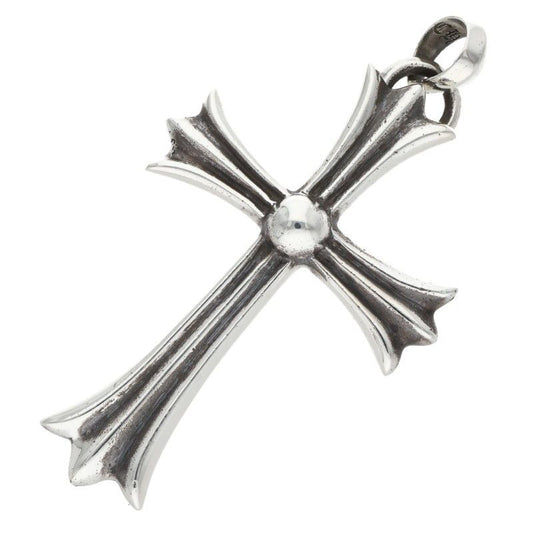 Chrome Hearts CH Crs LG Bale Large CH Cross Silver Pendant