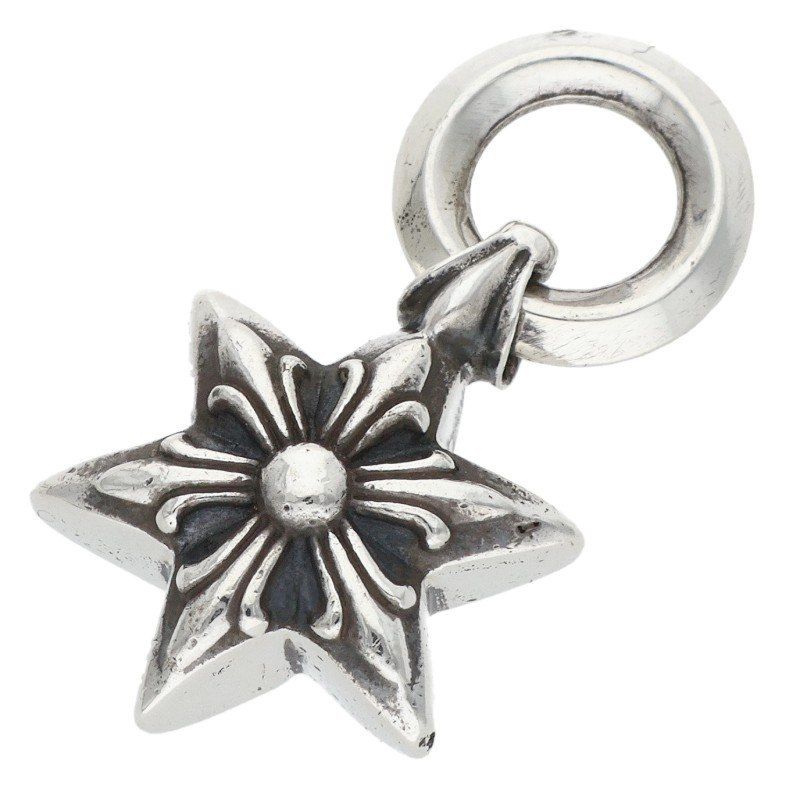 Chrome Hearts Star Charm 6 Point Silver Pendant